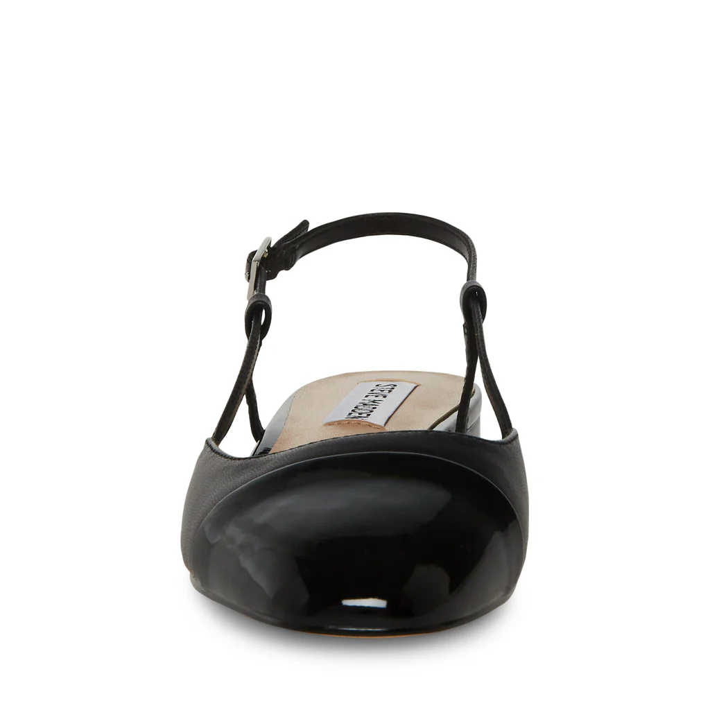 Belinda Flat Shoe BLACK LEATHER - Image 3