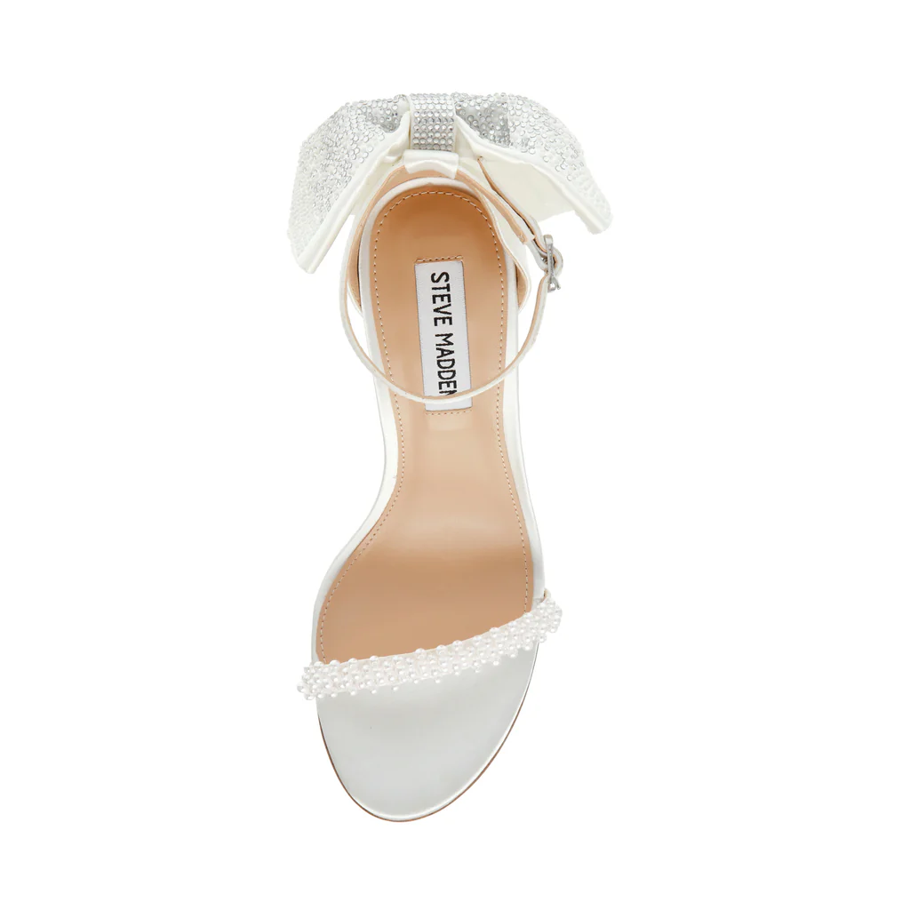 Bellarosa-P Sandal IVORY SATIN - Image 5