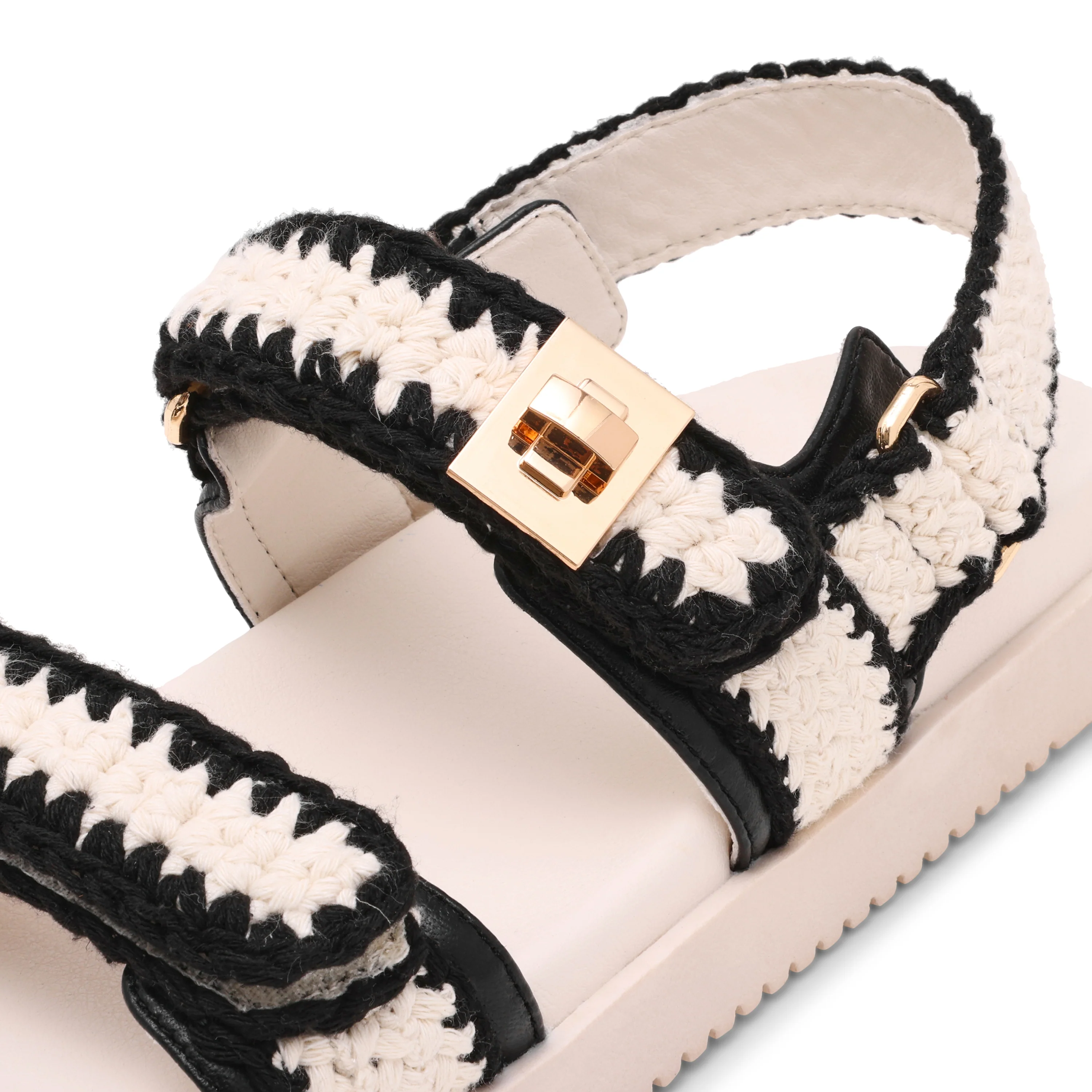 Mona-M Sandal CREAM MULTI - Image 5