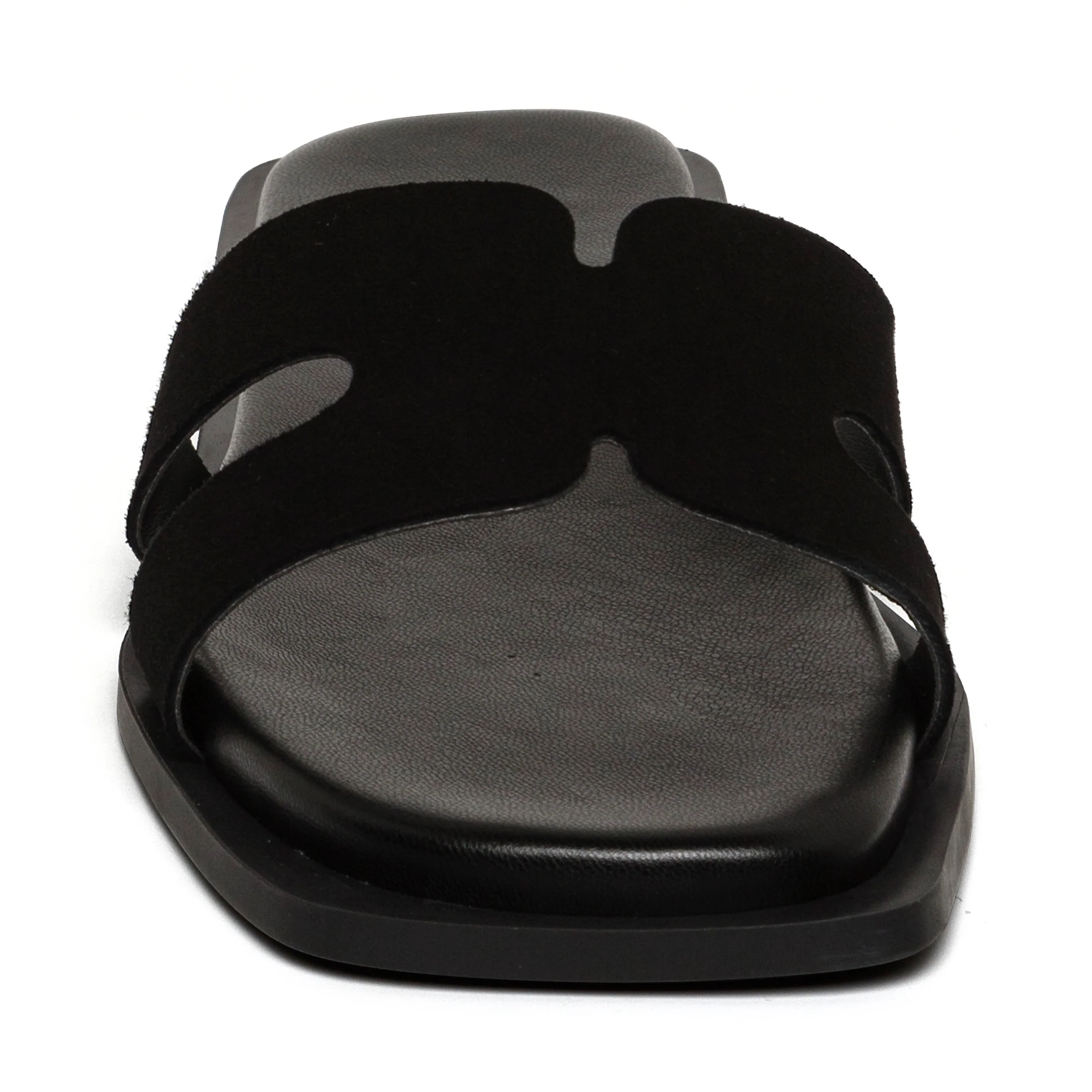 Sofia Slide BLACK SUEDE - Image 3